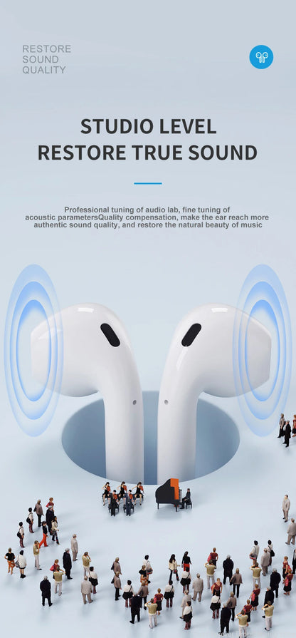 Xiaomi A2Pro Earphones Active Noise Reduction Wireless ANV Full Color LED Intelligent Touch Screen Wireless Bluetooth Headphones