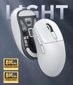 Attack Shark X3orX3Pro  PixArt 1K/4K lightweight，3-mode macro wireless gaming mouse,26K DPI PAW3395,suitable for laptop/Win/Mac