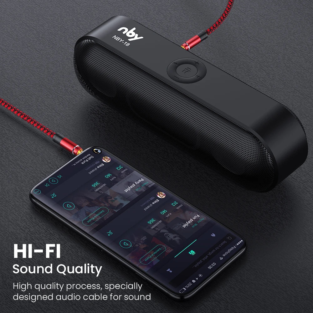 NNBILI 1.5M Jack 3.5mm Audio Cable Nylon Braid 3.5mm Car AUX Cable Headphone Extension Code for Phone MP3 Car Headset Speaker