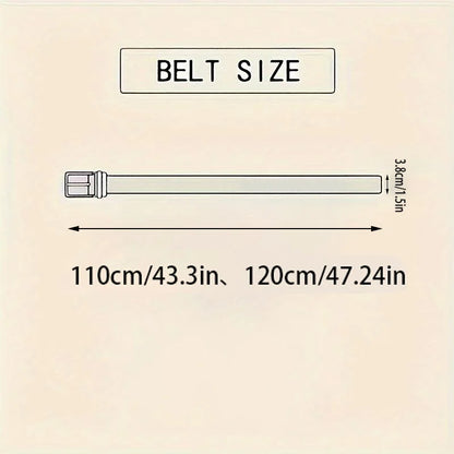OYIFAN High quality belt for men 3.8cm pin buckle belt Men's Leather Belt Jeans Waistband Brown Leather Belt Men