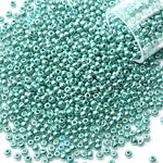 12Grams/Tube 2mm Metallic Seed Beads Japanese Round Glass Seedbeads For DIY Needlework Dress Adornment Sewing 1200pcs