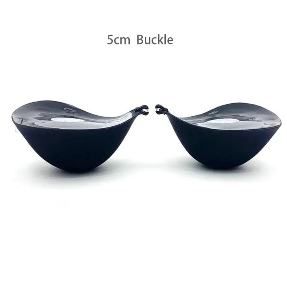 Thick Invisible Bra Thickened Chest Sticker Flat Chest Display Big Silicone Breast Sticker Bridal Wedding Dress 2.5CM/3.5CM/6CM