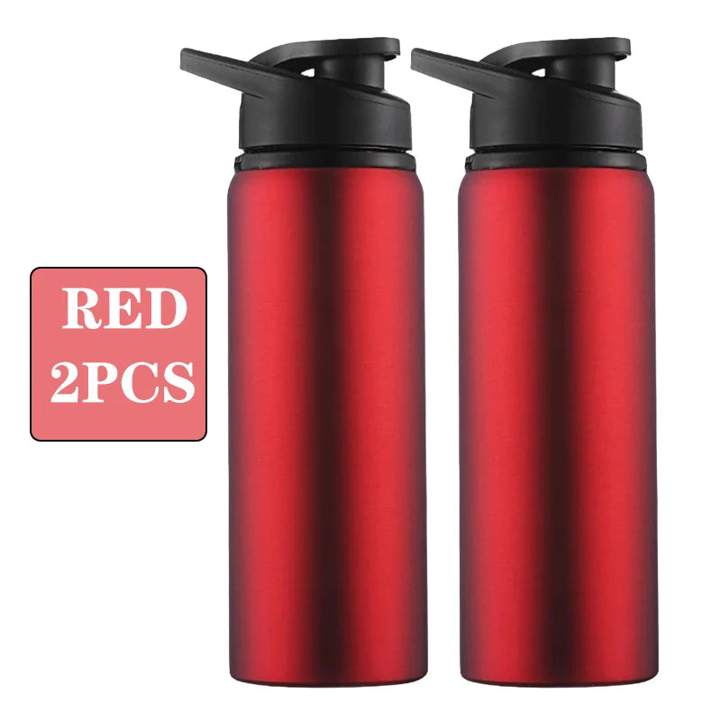 Portable Water Bottle Bicycle Riding Drinking Water Bottle Outdoor Sport Travel Mug Metal Stainless Steel Bottle