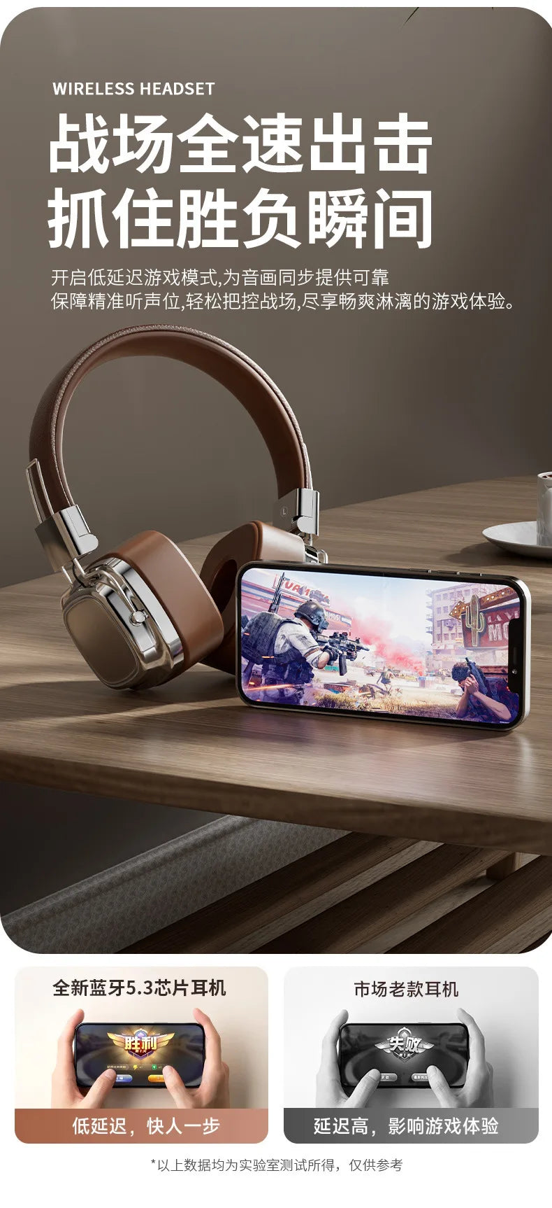 Original XIAOMI Bluetooth Wireless Headphones CR-8 Retro TWS Earphone For Samsung iPhone HIFI Game Headset With Mic Earbuds