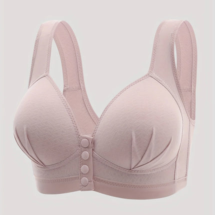 Comfortable Wireless Bra with Thin Cotton Cups Breathable Supportive and Shaping – Floral Print Lightly Padded@T36