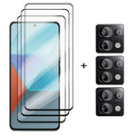 6in1 Glass For Redmi Note 13 Pro Global Full Cover Tempered Glass Redmi Note 13 Pro Screen Protector Lens Film Redmi Note 13 Pro