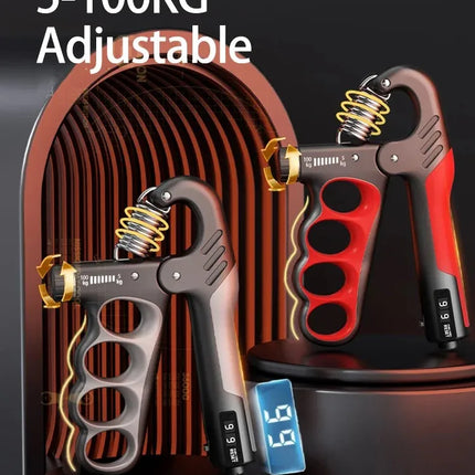 5-100kg Grip Strength Gym Wrist Expander Hand Strengthener Adjustable Muscle Recovery Fitness Hand Strength Exercise