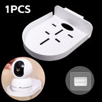 No Punching Portable Clip Mount Webcam Stand For Baby Monitor Camera Holder Home Flexible Twist Mounting Kit Attaches to Crib