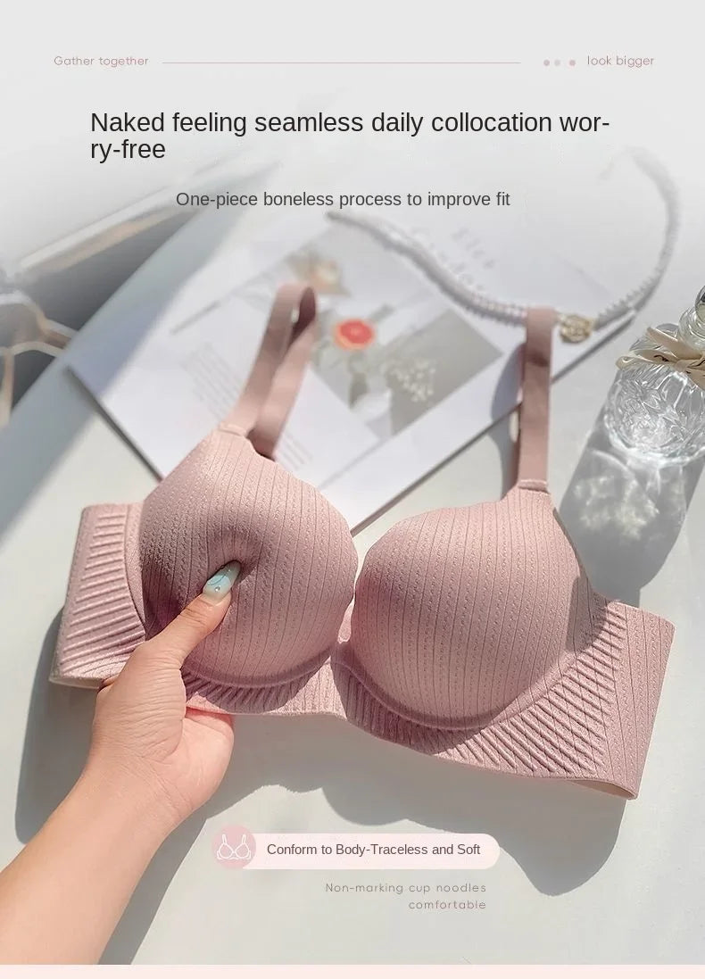 2024 New Push Up Bra for Small Chest  Ultra Thick 6CM Padded No Steel Ring Comfortable & Sexy Lift Lingerie for Flat Chest Women