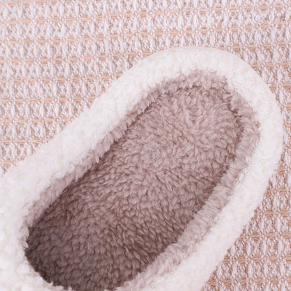 Christmas Gingerbread Home Slippers Women Man Slippers Fluffy Comfortable Cute Autumn Winter Warm Plush Slippers Cotton Slippers