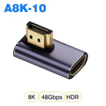 HDMI-compatible Cable Adapter mini micro hdmi to HDMI 2.1 Converter 48Gpbs 8K60HZ 4K120HZ for HDTV Projector PS4 PS5 Laptop PC