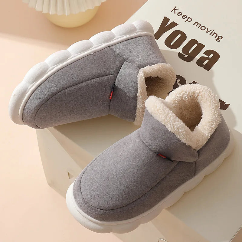 Asgard Classic Plush Slippers For Women Winter 2024 New Outdoor Fluffy Warm Boots Leisure Cotton Shoes Indoor Cozy Home Slides