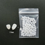 1 Pairs Halloween Vampire Teeth Fangs Dentures Props Party Costume DIY Cosplay Props False Teeth Resin Fangs with Solid Glue