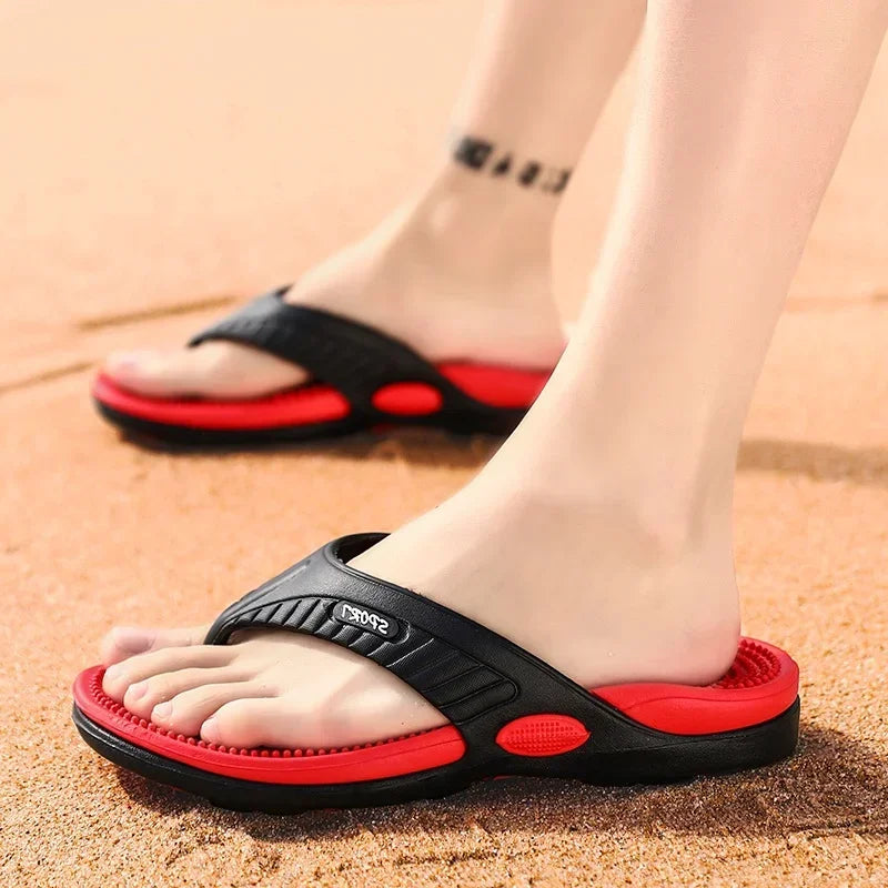 New Summer Fashion Mens Light Slippers Casual Breathable Indoor and Outdoor Slippers