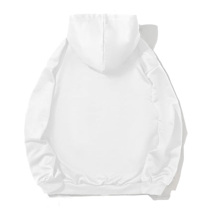 Printcess  Christmas drink print  sweatshirt，Christm Loose casual long sleeve hoodie with pockets，suitable autumn and winter