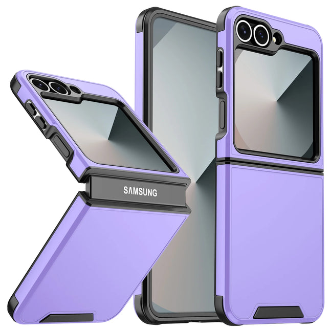 Luxury Original Official Slim Matte Protection Phone Case Samsung Galaxy Z Flip 7 6 5 4  For Wireless Charging Shockproof Cover