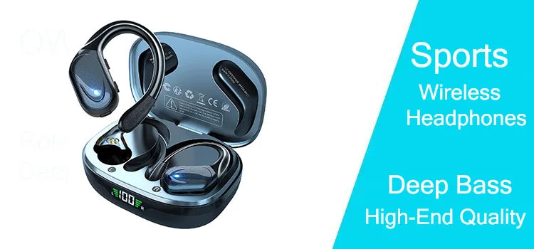 Wireless Headphones Bluetooth MP3 Player Headsets FM Radio On-Ear Comfort TF Card Slot Sport Wireless Earphones with Microphones