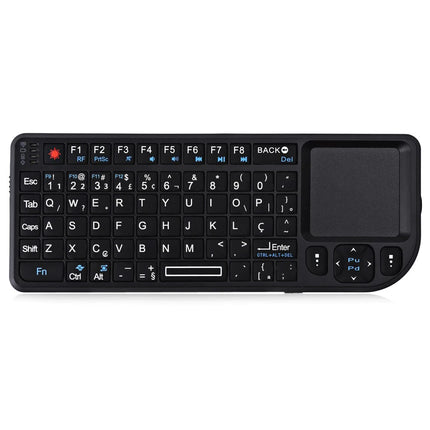 MRSVI A8 Mini Wireless Keyboard 2.4G 7 Color Backlit Touchpad Air Mouse With Infrared Indicator for Android TV Box PC,Office