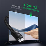 UGREEN HDMI-Compatible 2.1 Cable Ultra High-speed 8K/60Hz 4K/120Hz for Xiaomi Mi Box PS5 Dolby Vision 48Gbps HDMI-Compatible 8K