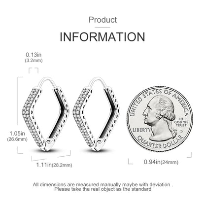Genuine 925 Sterling Silver Love Feather Earrings Fit Original Charms Hoop  For Women girls Stud Earring Fine Jewelry Gifts