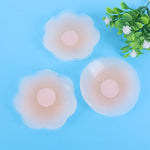 Reusable Breast Petals Lift Invisible Silicone Bra-less Pasties Pad Nipple Cover Invisible Petal Adhesive Stick on Bra for Women