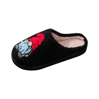 New Christmas Slippers Winter Home Warm Women Slippers House Girl Slides Bedroom Ladies Cotton Female Soft Plush Shoes