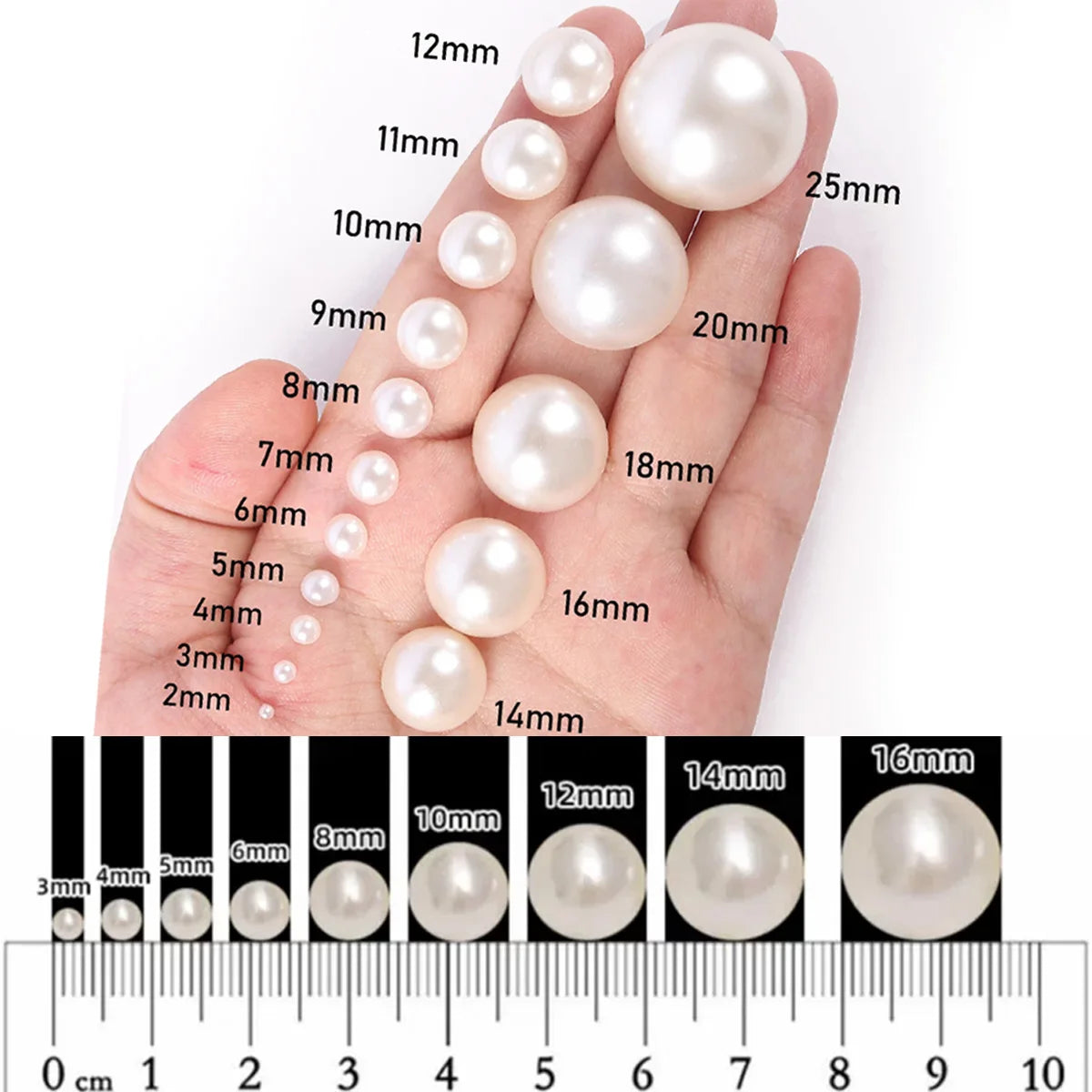 Loose Acrylic Pointed Christmas Beads Mixed AB Colors Spacers For Jewelry Making DIY Decoration Bracelets Accessories 3/4/6MM