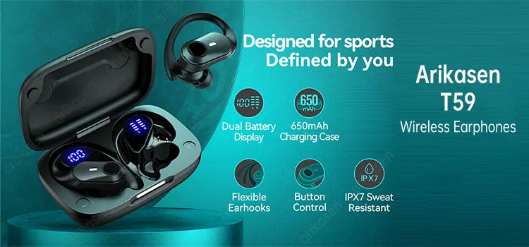Wireless Headphones Bluetooth MP3 Player Headsets FM Radio On-Ear Comfort TF Card Slot Sport Wireless Earphones with Microphones