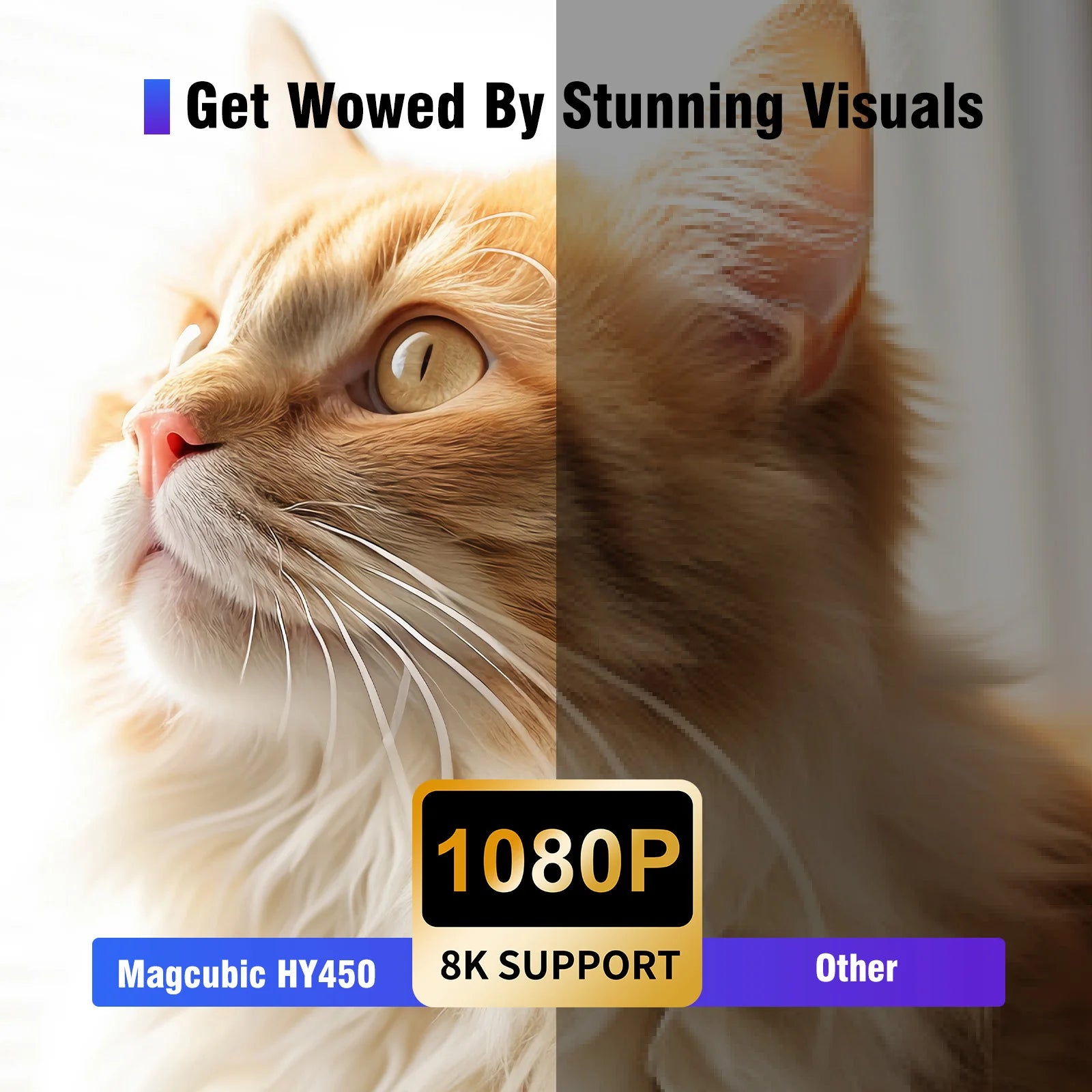 Magcubic HY450 8K Ultra Short Throw Projector