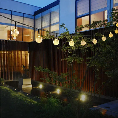 100 LED Solar Light Outdoor IP65 Waterproof String Fairy Lamps Solar Garden Garlands Christmas Decoration 12M