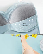 Women Sexy Bra Full Cup Brassiere Female U Back Underwear Lace Splicing Pespective Bralette V Neck Intimates Lingerie Large Size