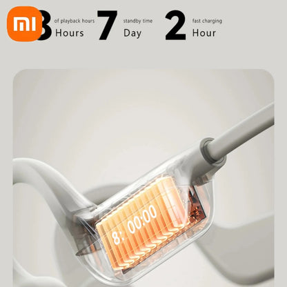 Xiaomi S3 Bone Conduction Earphone Waterproof Bluetooth Wireless Headset Neckband Headphone Extra Long Battery Life Headphone