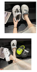Fashion Charms Clogs New Arrival Thick Sole Outdoor Women Slippers High Quality Summer Beach Sandals For Girls