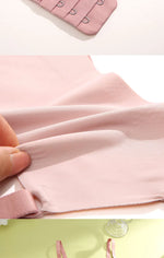 3Pcs Adjustable Beauty Back Bra Intimates Gather No Steel Ring Sports Anti-Sagging Bra French Color Contrast Seamless Underwear