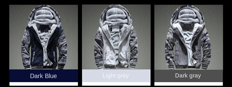 Prowow Quick sell popular winter men's casual sports cardigan sweater jacket with plush and thick insulation sweater