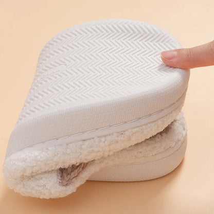 Women Fuzzy Fluffy Slippers for Winter Christmas Deer Slippers Women Home Winter Slippers Cute Women Winter Home ﻿