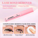 Lash Bond and Seal 10ml Individual Lashes Glue and Seal Super Strong Hold Lash Extension and Lash Glue Remover 5ml Tweezers Kit