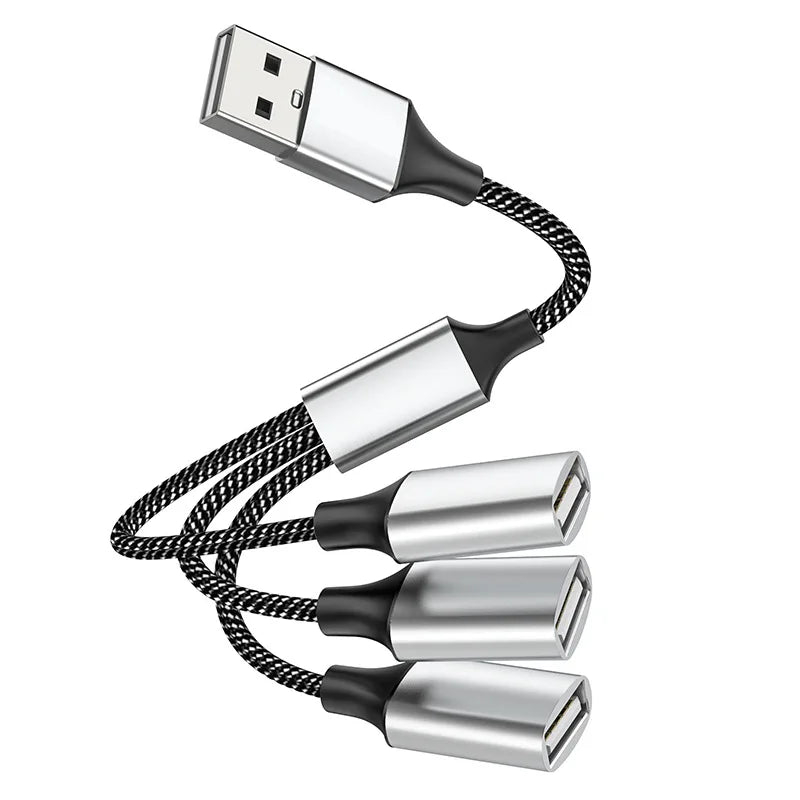Multi USB Hub Extensions 4 Port Type C Hub USB Splitter Fast Data Transmission OTG Adapter For Computer Xiaomi Macbook Pro Air
