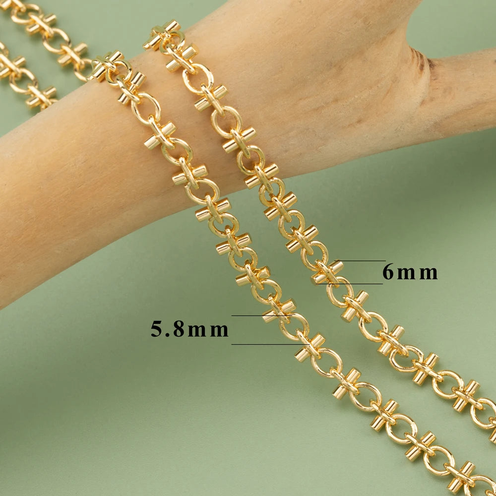 YEGUI C77,diy chain,18k gold rhodium plated,copper,pass REACH,nickel free,jewelry making,charms,diy bracelet necklace,1m/lot