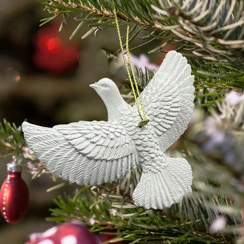 Style Friendship Doves - Home Alone 2 Resin Christmas Ornament Doves Christmas Tree Ornaments- Best Gift for Someone Special