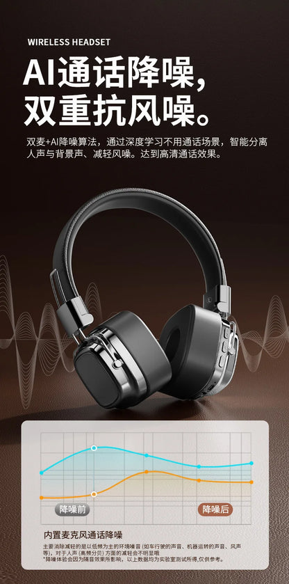 Original XIAOMI Bluetooth Wireless Headphones CR-8 Retro TWS Earphone For Samsung iPhone HIFI Game Headset With Mic Earbuds