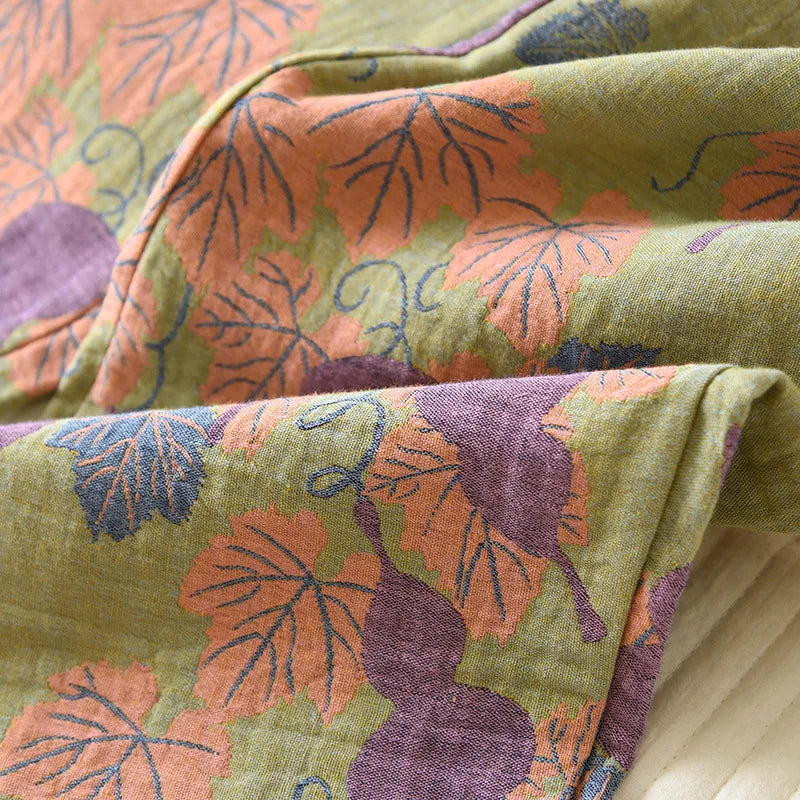 2024 Japanese Spring and Autumn New Women's Pajama Set 100% Cotton Vintage Long sleeved Pants Two Piece Set for Home Furnishings