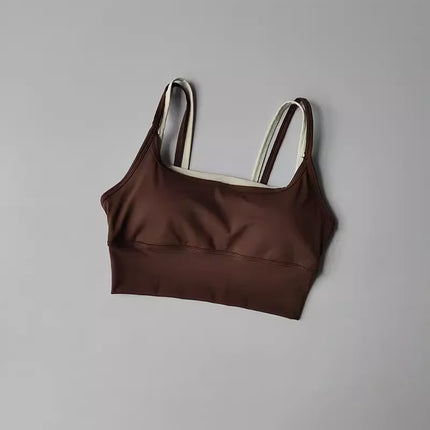 Women Breathable Sports Bra Shockproof Fitness Tops Push Up Gym Crop Top Brassiere Sport Bras Gym Workout Top Seamless Yoga Bra