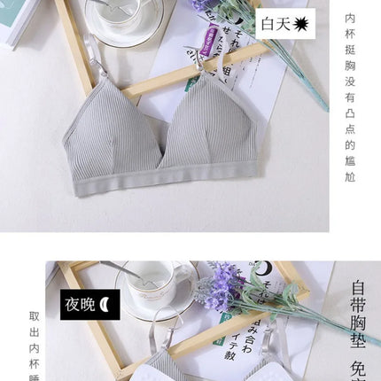 Women Yoga Sports Bras Triangle Cup Underwear Female Breathable Wrapped Tube Top Sexy Beauty Back Adjustable Sling Bra Vest