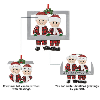 DIY  Christmas Family Pendant Merry Christmas Decorations for Home Navidad 2023 Christmas Tree Hanging Ornament New Year 2024