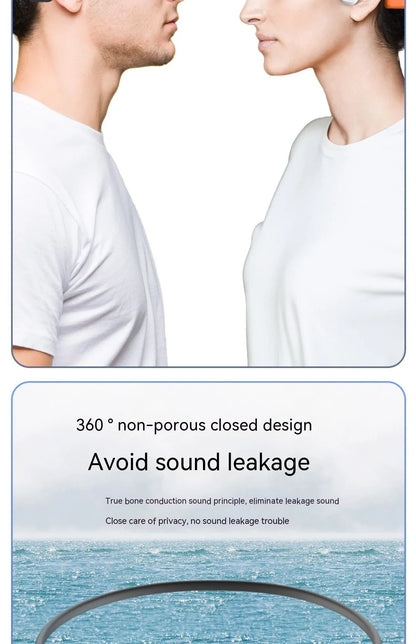 XIAOMI Mijia A20 Bone Conduction Neckband Wireless Earphones Bluetooth Headphones Sports Over Ear Headset With Mic Stereo Earbud