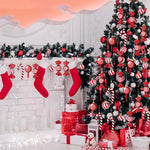 Candy Decorations for Christmas Tree,Red And Gold Candy Cane,Pine Cones,Christmas Home Decoration 2025,Xmas Tree Ornament