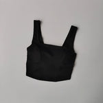 One-piece Cup Cross Back Sports Bra Women's Shockproof Tank Top Running Fitness Bra Quick Drying Breathable Yoga Bra