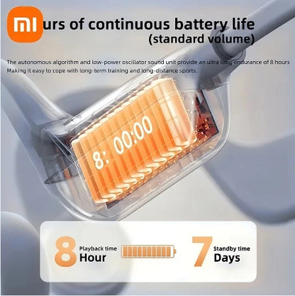 Xiaomi S3 Bone Conduction Earphone Waterproof Bluetooth Wireless Headset Neckband Headphone Extra Long Battery Life Headphone
