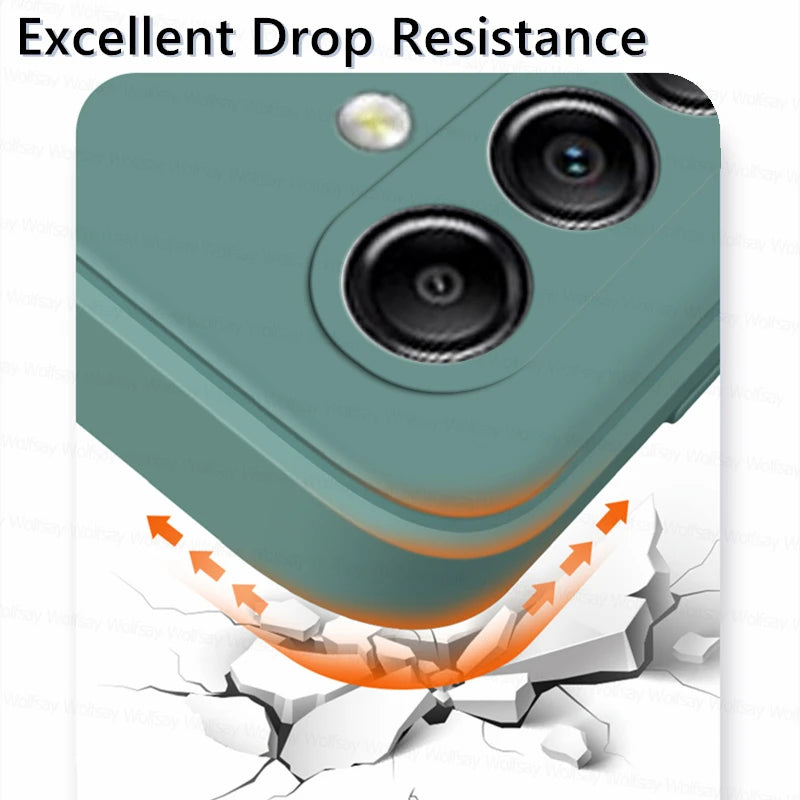 For Samsung Galaxy A05S Case Samsung Galaxy A05 A05S A15 A25 A35 A55 5G Cover Funda TPU Cases Shockproof Liquid Silicone Cover